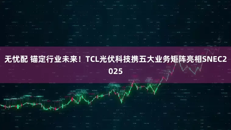 无忧配 锚定行业未来！TCL光伏科技携五大业务矩阵亮相SNEC2025
